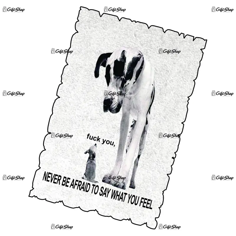Never be afraid, magnet frigider mgs072